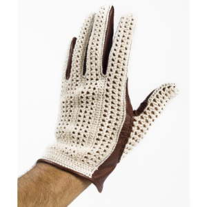 Guanto Guia Crochet cioccolato