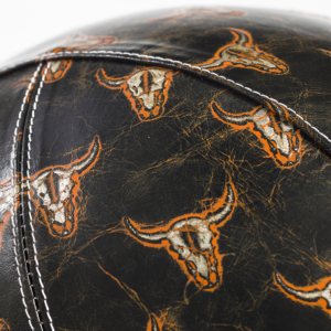 Casco Jet  Vintage Orange Bull