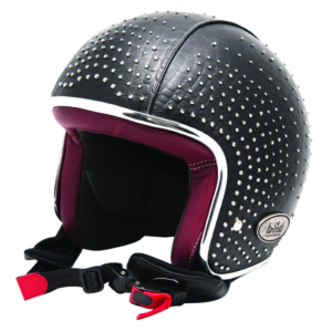 Casco Jet Zeon Vintage Swarovski cielo