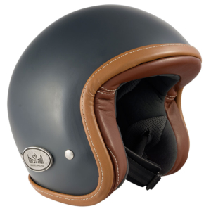 Casco Jet Zar Vintage Grigio Ferro