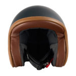 frontale del casco jet baruffaldi grigio