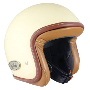 Casco Jet Zar Vintage Creamy
