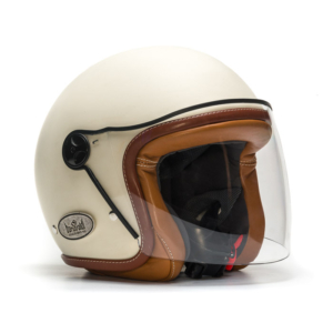 Casco Jet Zar Vintage Creamy