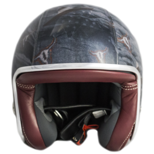 Casco Jet Zeon Vintage UsaBull Tex