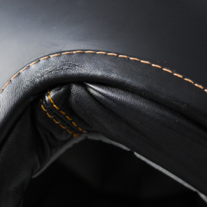 Casco Jet Zar Vintage Nero Orange